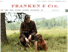 Tablet Screenshot of franken-cie.com